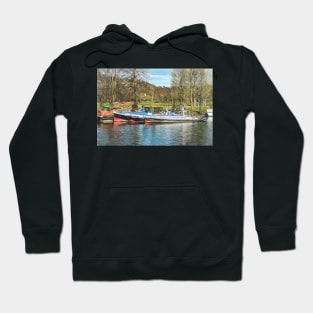 Old Boats On The Thames Hoodie